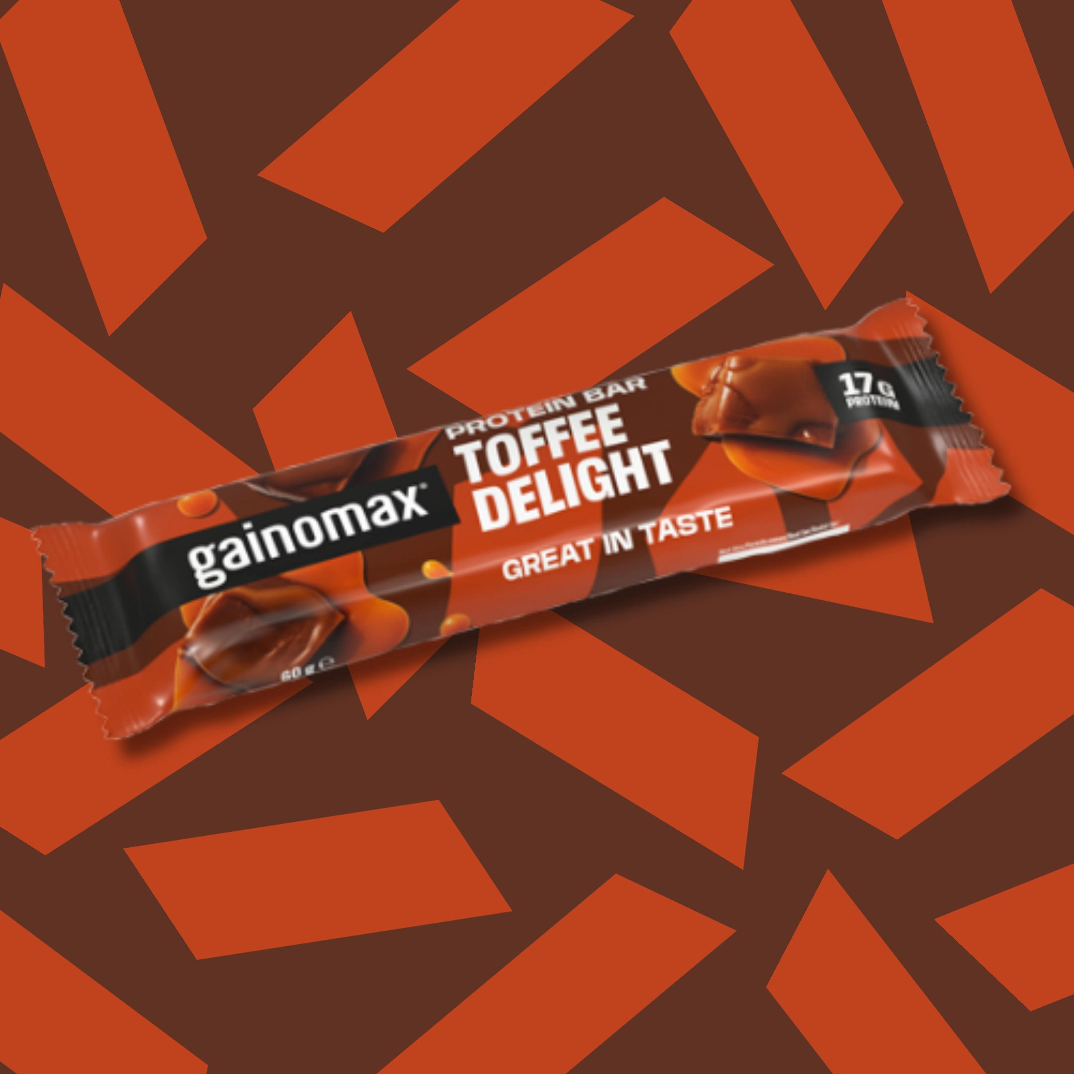 Gainomax classic protein bar with lovely taste of toffee